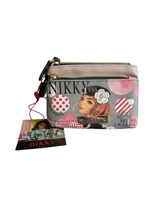 Nikky Nicole Lee Handbags - Nikky Nicole Lee Mini Keychain Coin pouch Wallet Ciega Por Ti